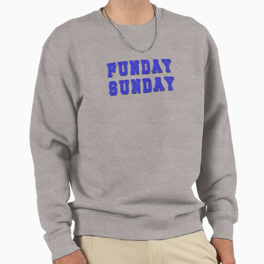 Funday Sunday Ball Game T-Shirt - Casual Everyday Wear Men Women - T-Shirt, Sweatshirt, Hoodie