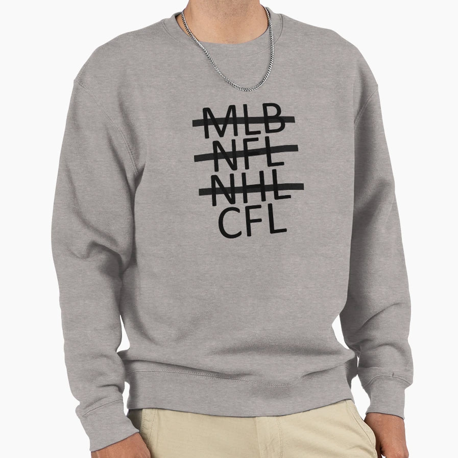 Cfl Canadian Football League Sweatshirt - Novelty Apparel for Adults - T-Shirt, Sweatshirt, Hoodie