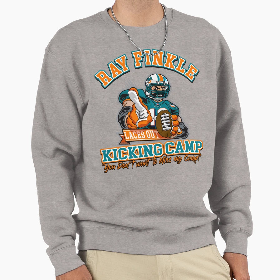 Ray Finkle Kicking Camp Sweatshirt - Trendy Graphic Unisex - T-Shirt, Sweatshirt, Hoodie