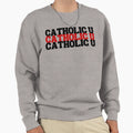 Catholic U Times 3 Catholic Sweatshirt - Fun Novelty Design for Adults - T-Shirt, Sweatshirt, Hoodie