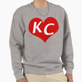 Love Kc Heart Love Kansas City Heart Sweatshirt - Unique Graphic for Adults - T-Shirt, Sweatshirt, Hoodie