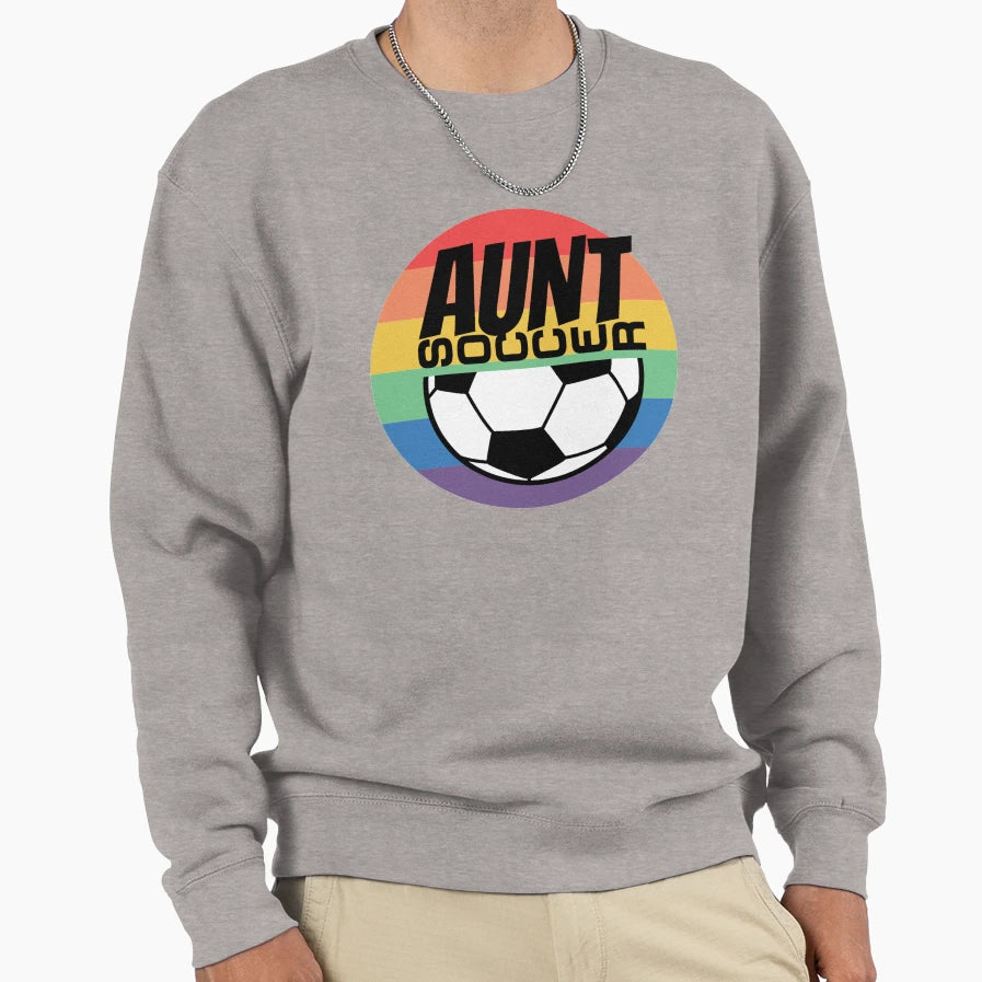 Soccer Aunt T-Shirt - Trendy Graphic for Adults - T-Shirt, Sweatshirt, Hoodie