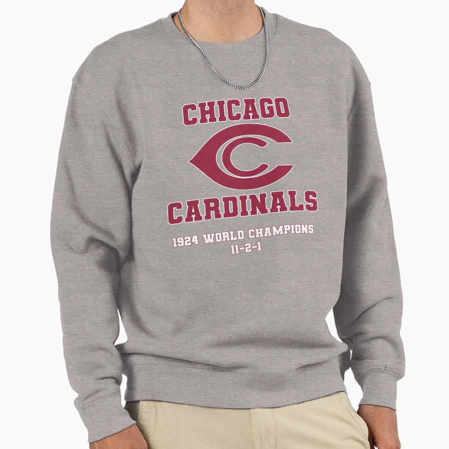 Chicago Cardinals 1924 World Champs Sweatshirt - Graphic Print Unisex - T-Shirt, Sweatshirt, Hoodie