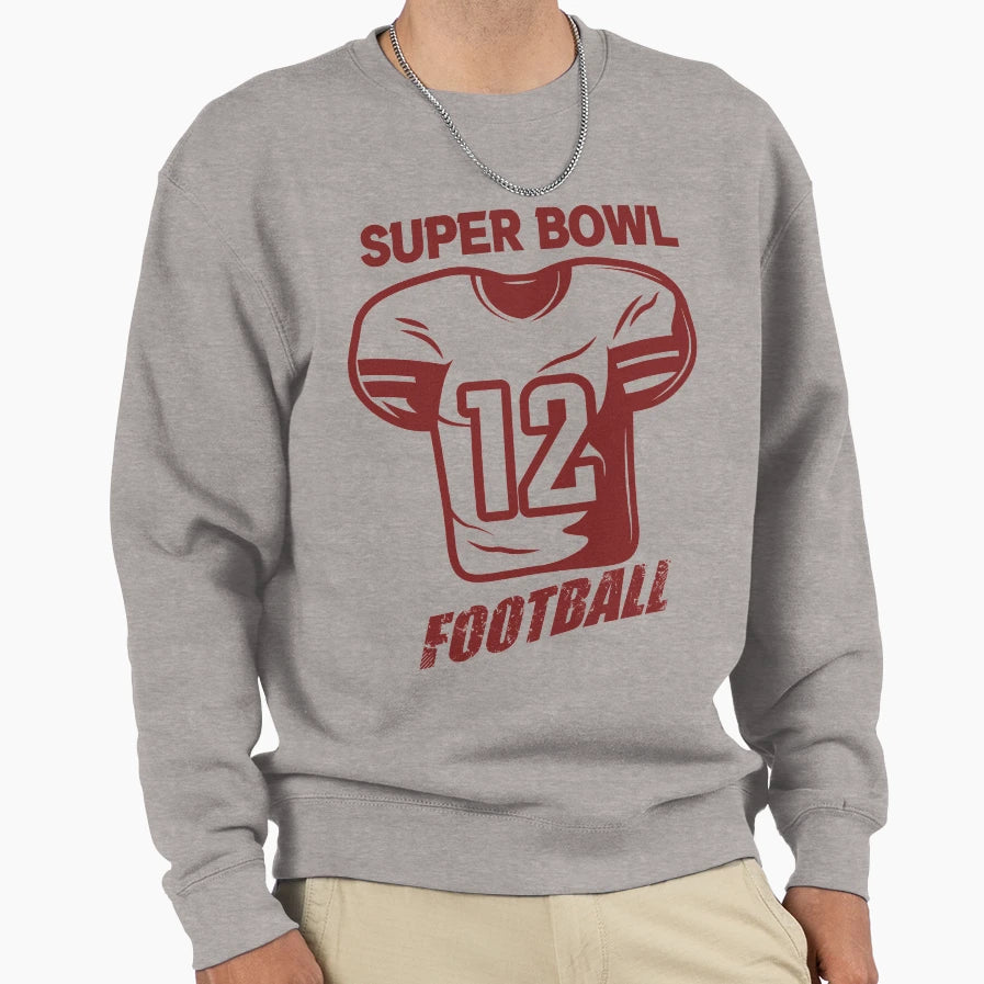 Super Bowl Sweatshirt - Aesthetic Graphic Men Women - T-Shirt, Sweatshirt, Hoodie