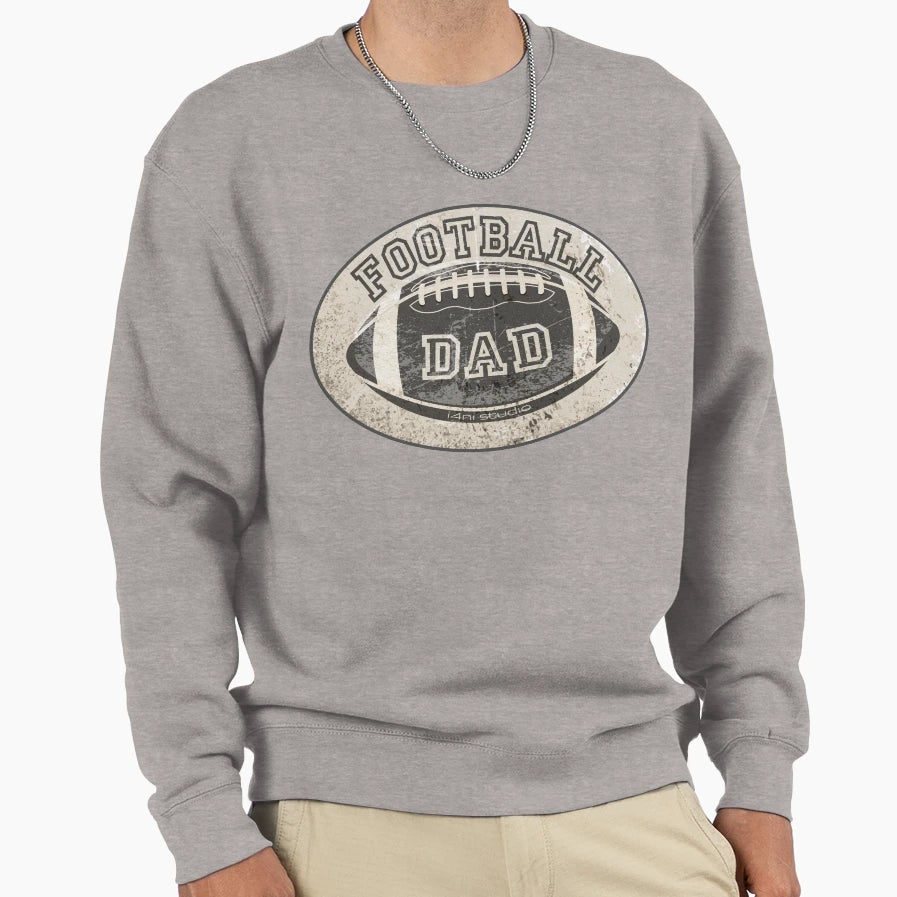Football Dad Sweatshirt - Aesthetic Graphic for Adults - T-Shirt, Sweatshirt, Hoodie