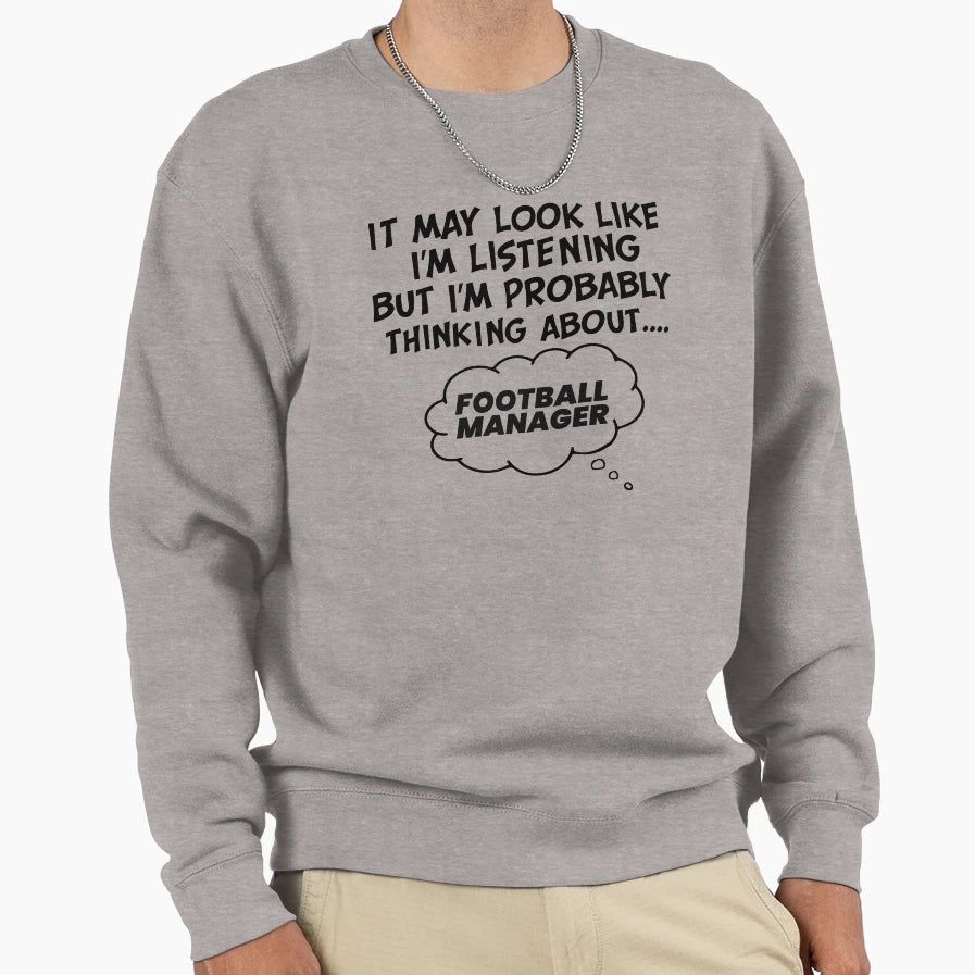 Football Manager Fm Championship Game Sweatshirt - Novelty Apparel Unisex - T-Shirt, Sweatshirt, Hoodie