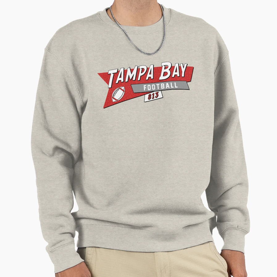 Tampa Bay 90S Football Sweatshirt - Trendy Graphic Men Women - T-Shirt, Sweatshirt, Hoodie