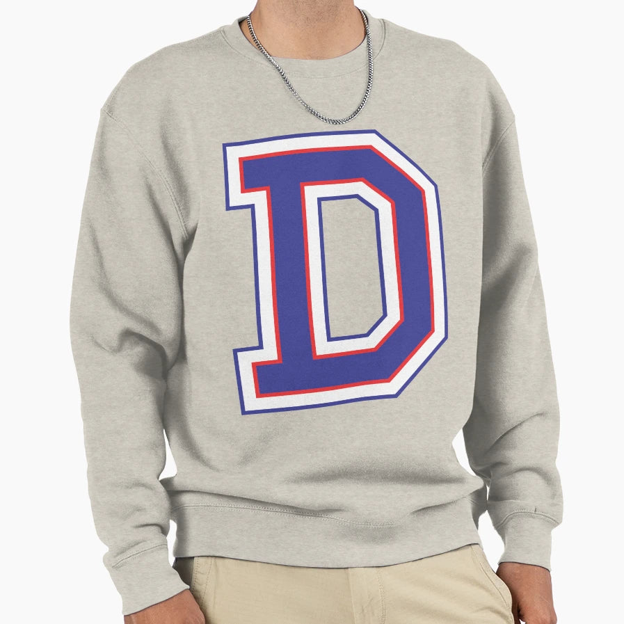 Alphabet D Sweatshirt - Streetwear Style Unisex - T-Shirt, Sweatshirt, Hoodie