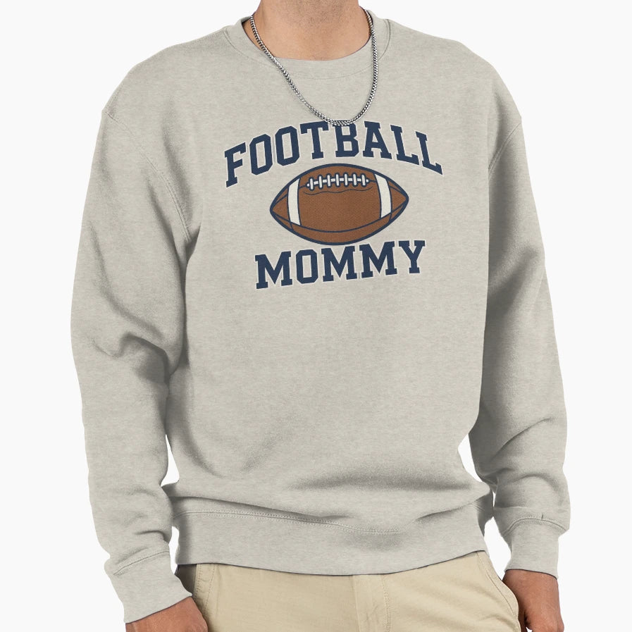 Football Mommy Sports Logo Sweatshirt - Casual Everyday Wear Unisex - T-Shirt, Sweatshirt, Hoodie
