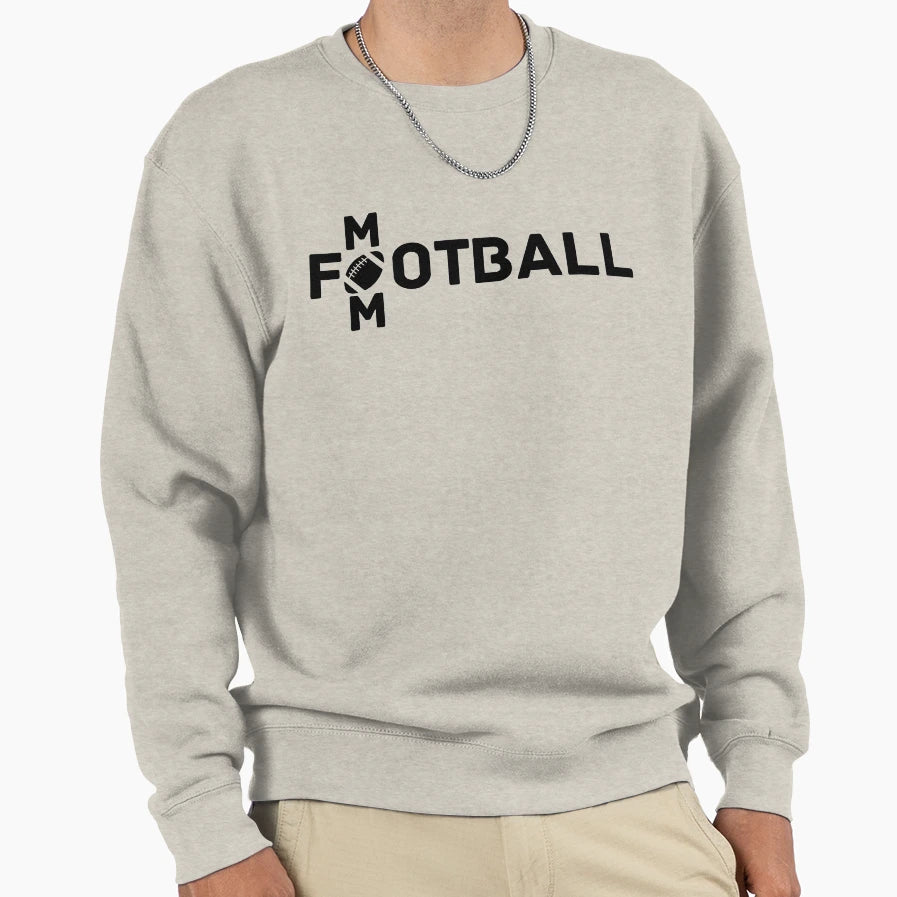Football Mom Sweatshirt - Graphic Print for Adults - T-Shirt, Sweatshirt, Hoodie