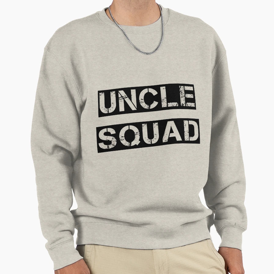 Uncle Squad Best Gift Uncle T-Shirt - Custom Art Print for Adults - T-Shirt, Sweatshirt, Hoodie