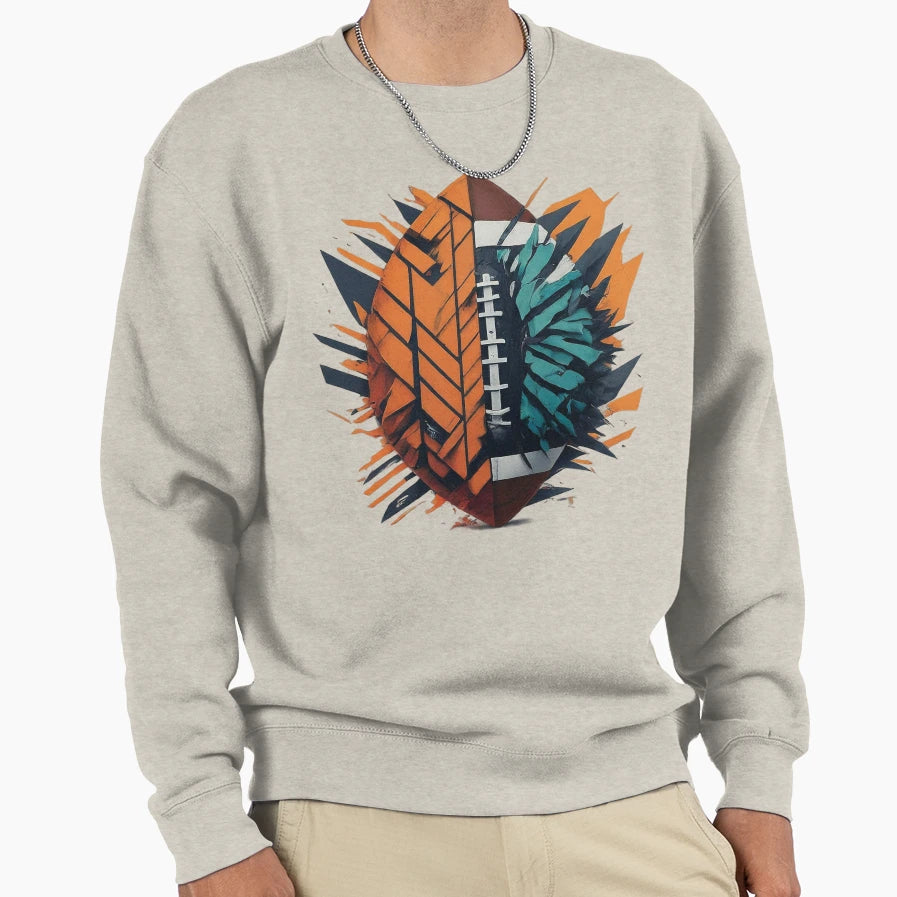 Football Love Sweatshirt - Minimalist Print for Adults - T-Shirt, Sweatshirt, Hoodie
