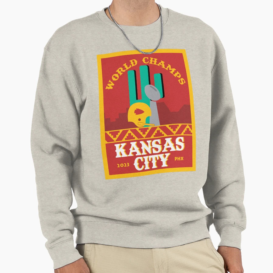 Kansas City World Champs 2023 Sweatshirt - Unique Graphic Unisex - T-Shirt, Sweatshirt, Hoodie