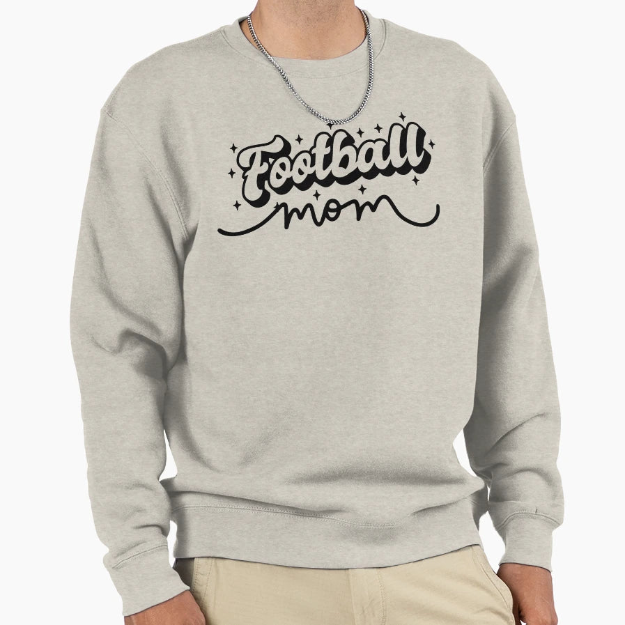 Football Mom T-Shirt - Graphic Print Unisex - T-Shirt, Sweatshirt, Hoodie