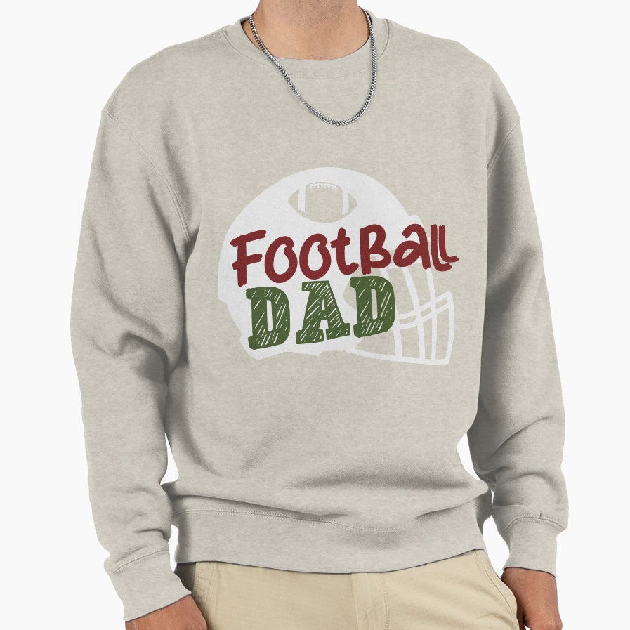 Football Dad Sweatshirt - Unique Graphic for Adults - T-Shirt, Sweatshirt, Hoodie