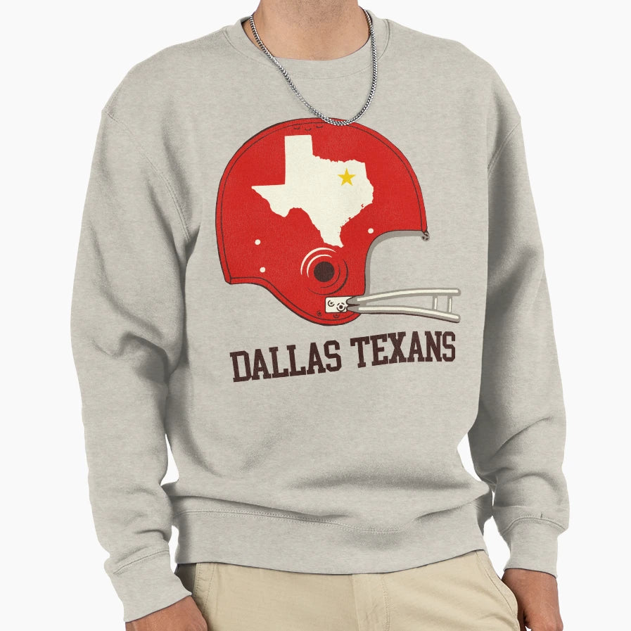 Dallas Texans Sweatshirt - Minimalist Print for Adults - T-Shirt, Sweatshirt, Hoodie