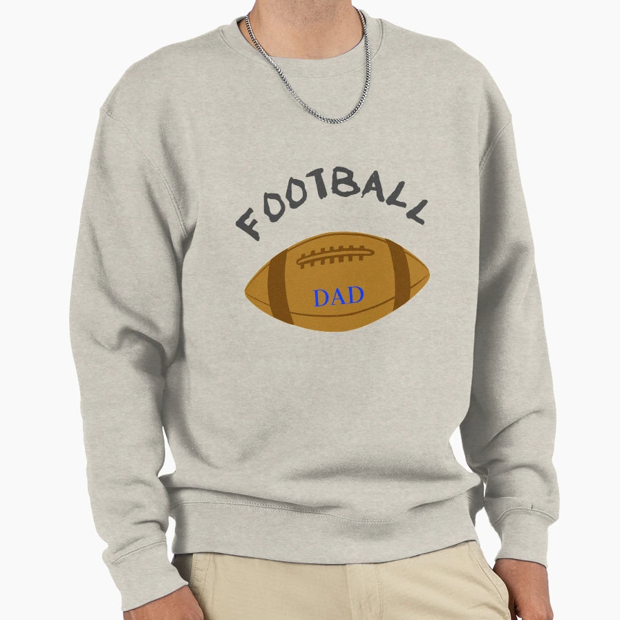 Football Football Dad Sweatshirt - Trendy Graphic for Adults - T-Shirt, Sweatshirt, Hoodie
