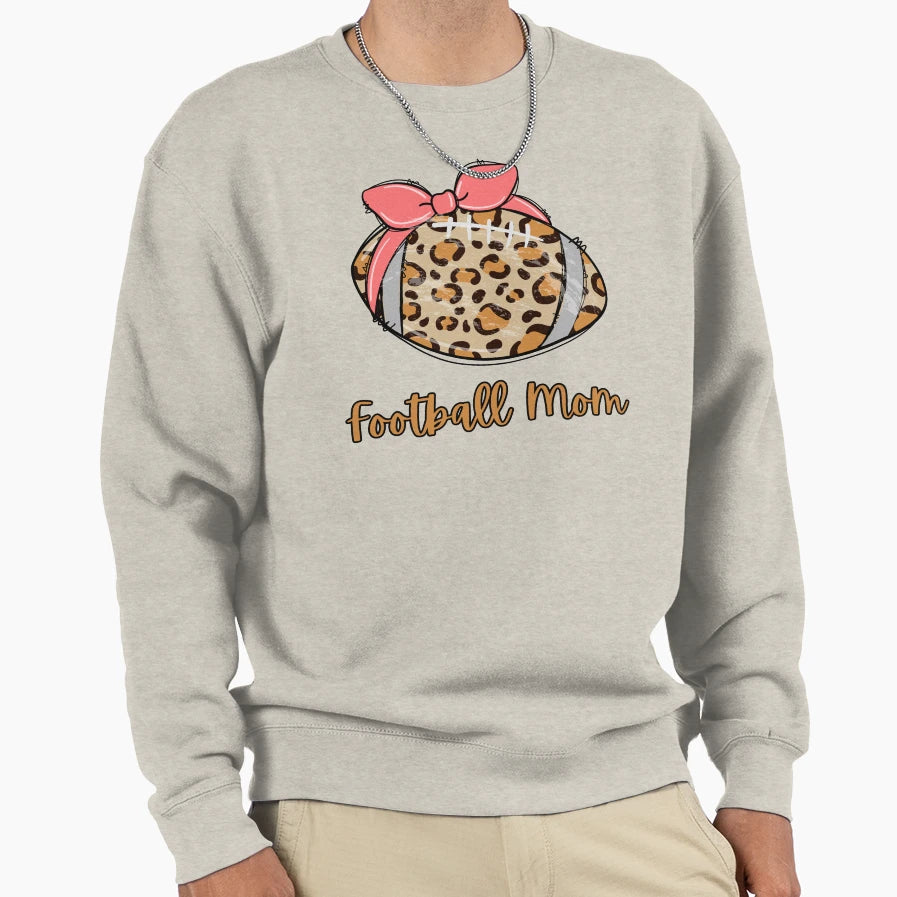 Football Mom Sweatshirt - Casual Everyday Wear for Adults - T-Shirt, Sweatshirt, Hoodie