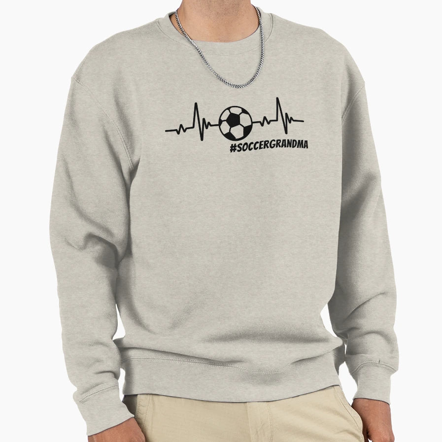 Soccergrandma Sweatshirt - Trendy Graphic Men Women - T-Shirt, Sweatshirt, Hoodie