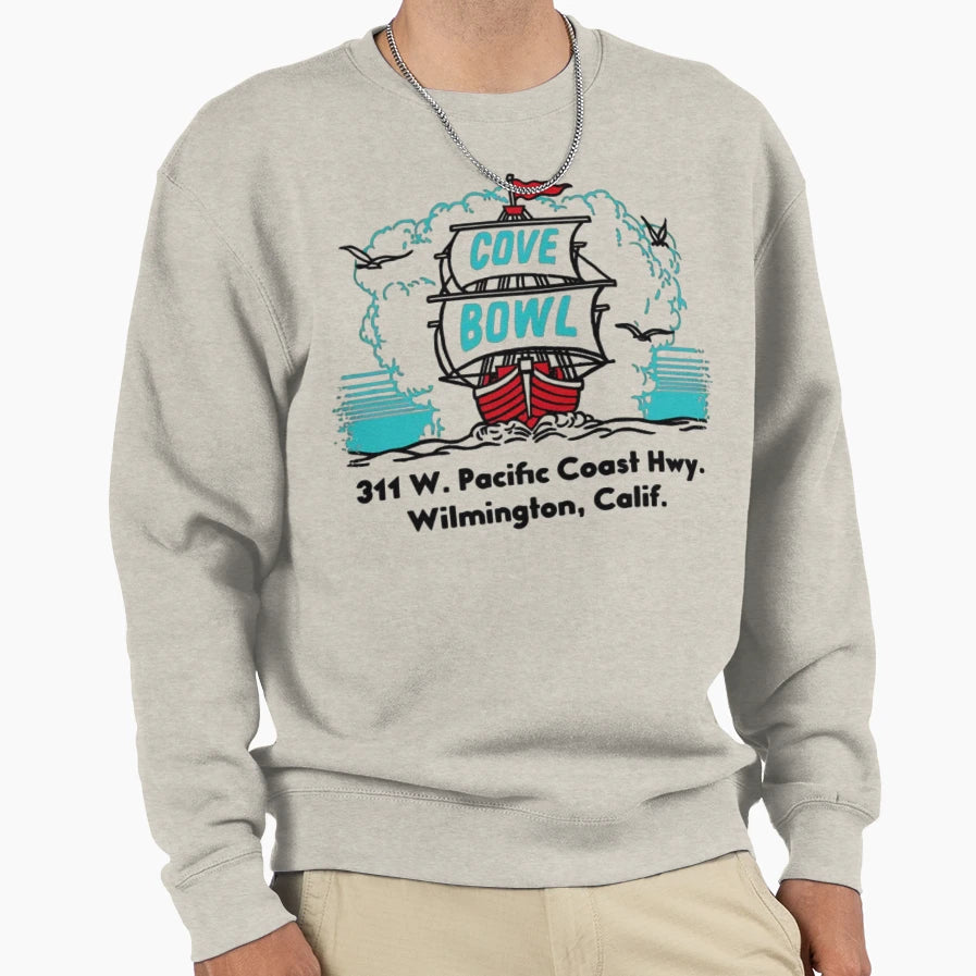 Cove Bowl Wilmington Ca Sweatshirt - Minimalist Print for Adults - T-Shirt, Sweatshirt, Hoodie