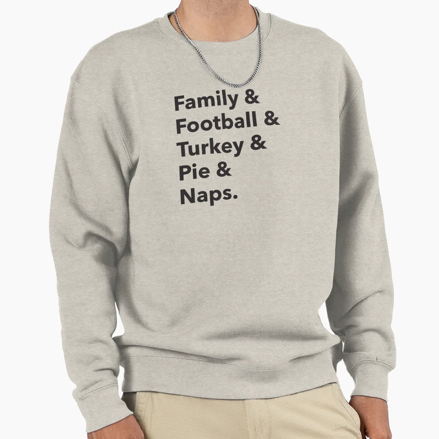 Thanksgiving Sweatshirt - Minimalist Print Unisex - T-Shirt, Sweatshirt, Hoodie
