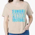 Sunday Funday Football T-Shirt - Trendy Graphic Unisex - T-Shirt, Sweatshirt, Hoodie