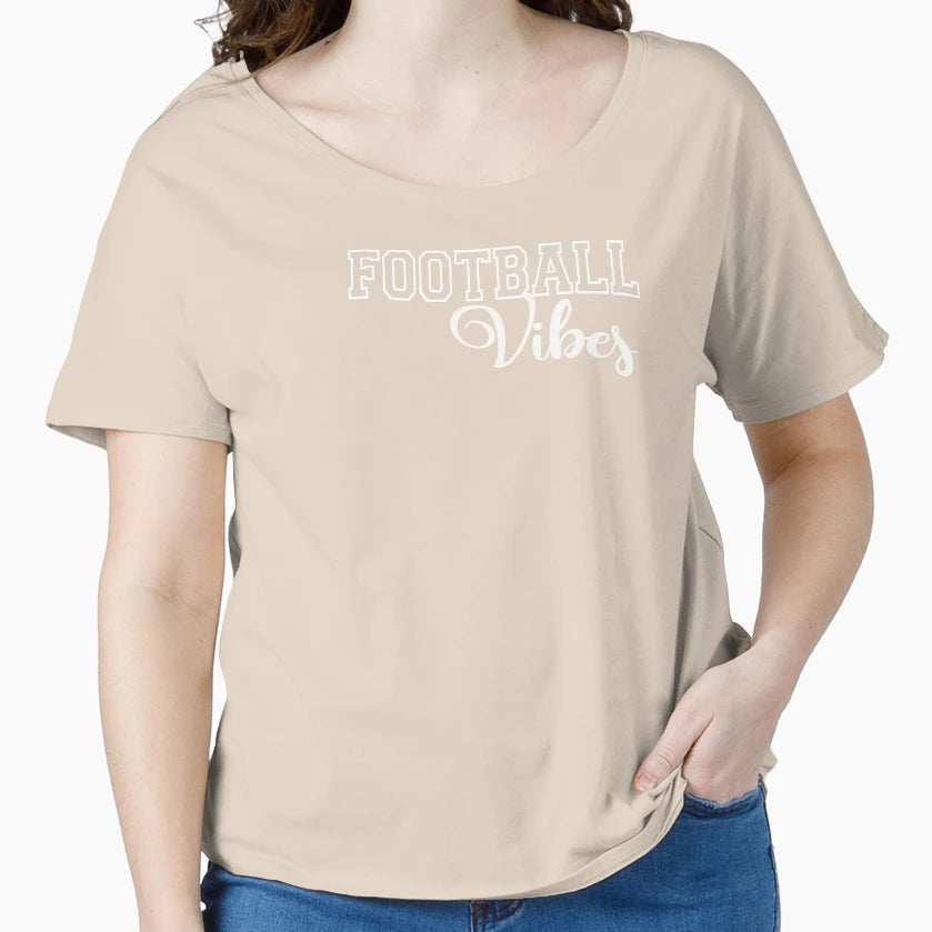 Football Vibes T-Shirt - Fun Novelty Design for Adults - T-Shirt, Sweatshirt, Hoodie