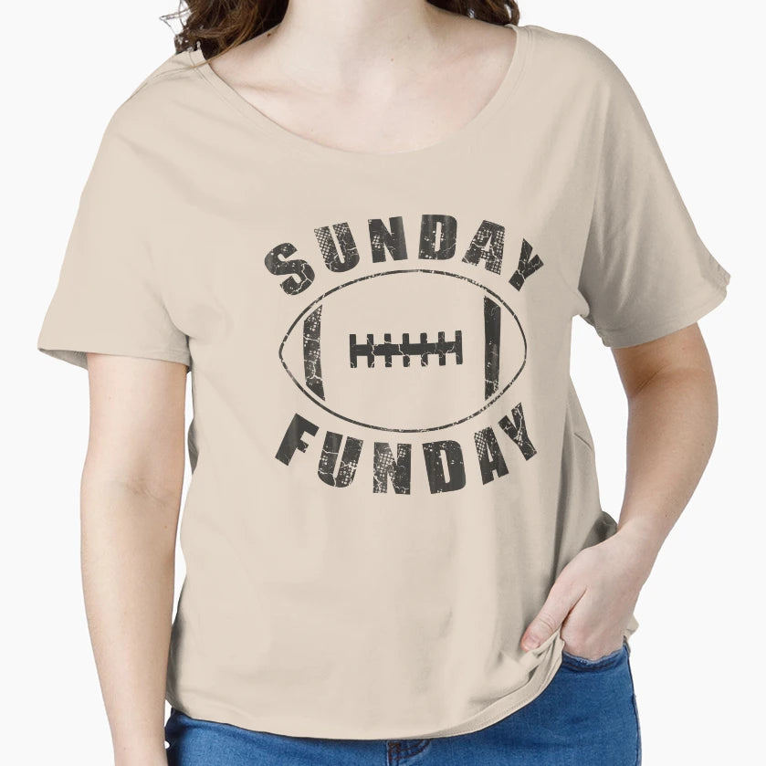 Sunday Funday Football T-Shirt - Graphic Print for Adults - T-Shirt, Sweatshirt, Hoodie