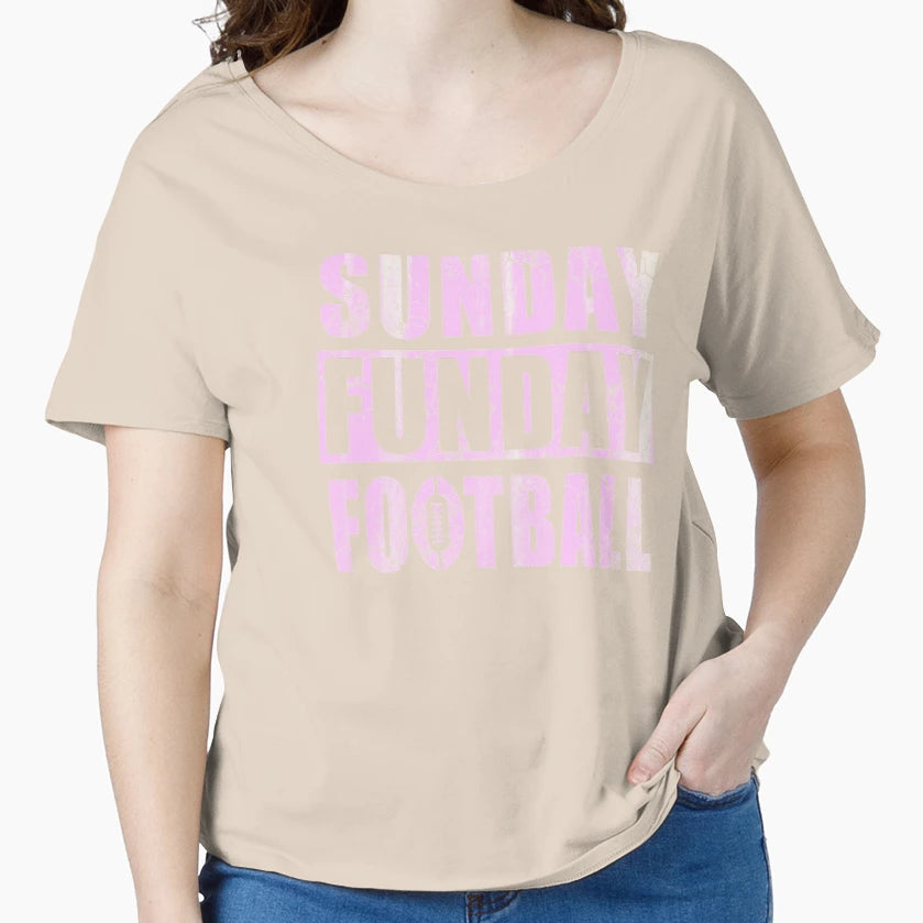Sunday Funday Football T-Shirt - Casual Everyday Wear Men Women - T-Shirt, Sweatshirt, Hoodie