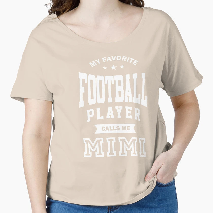Womens Football Mimi T-Shirt - Casual Everyday Wear Unisex - T-Shirt, Sweatshirt, Hoodie