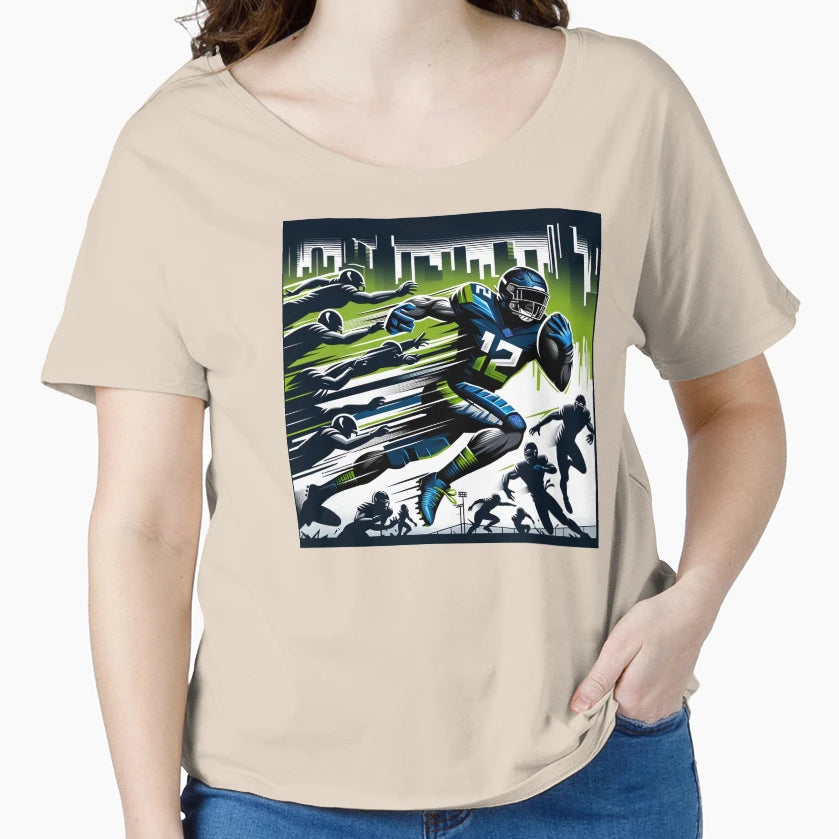 Seattle Football T-Shirt - Casual Everyday Wear Men Women - T-Shirt, Sweatshirt, Hoodie