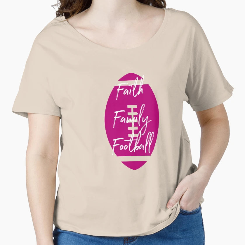 Faith Family Football Southern Fall T-Shirt - Aesthetic Graphic Unisex - T-Shirt, Sweatshirt, Hoodie