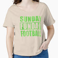 Sunday Funday Football T-Shirt - Graphic Print Men Women - T-Shirt, Sweatshirt, Hoodie