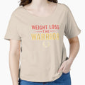Weight Loss Warrior, Motivational Fitness Top. by - Adult & Kids T-Shirts, Sweatshirts & Hoodies apparel design preview 1