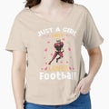 Just Who Loves Football T-Shirt - Minimalist Print for Adults - T-Shirt, Sweatshirt, Hoodie
