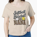 Baseball And Softball Nana Both Nephew T-Shirt - Graphic Print Men Women - T-Shirt, Sweatshirt, Hoodie