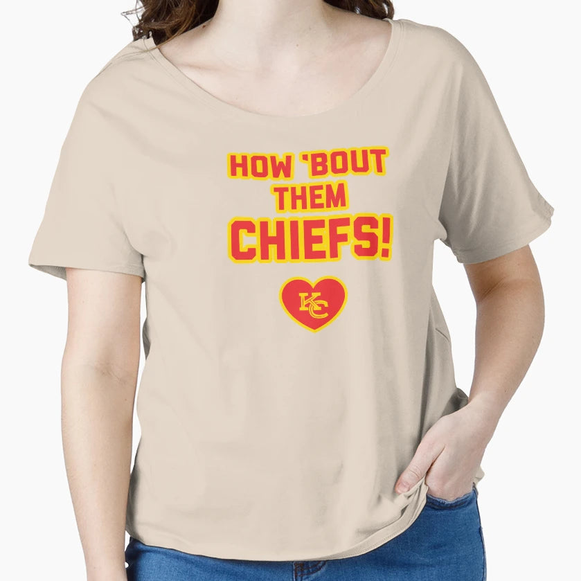 How About Them Chiefs T-Shirt - Unique Graphic Unisex - T-Shirt, Sweatshirt, Hoodie