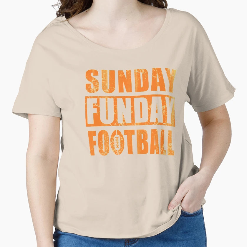Sunday Funday Football T-Shirt - Streetwear Style Unisex - T-Shirt, Sweatshirt, Hoodie