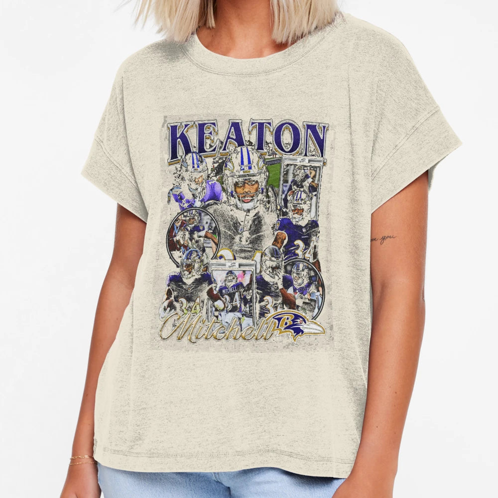 Keaton Mitchell Bootleg T-Shirt - Trendy Graphic Men Women - T-Shirt, Sweatshirt, Hoodie