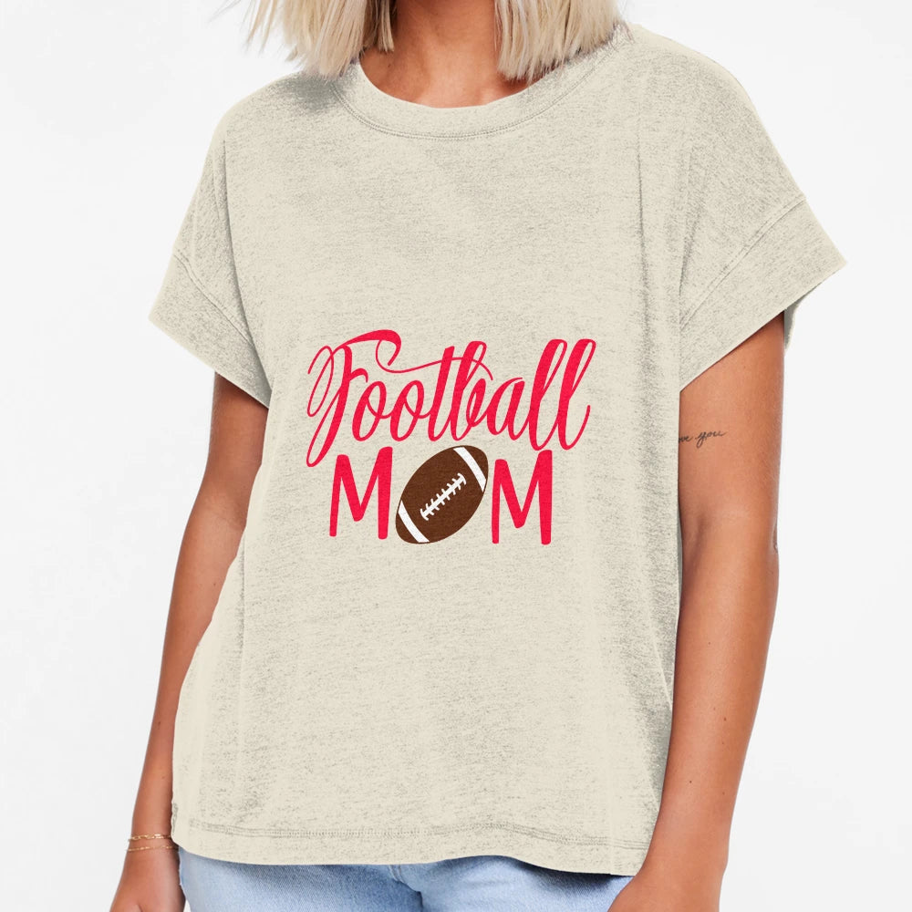 Football Mom T-Shirt - Aesthetic Graphic for Adults - T-Shirt, Sweatshirt, Hoodie