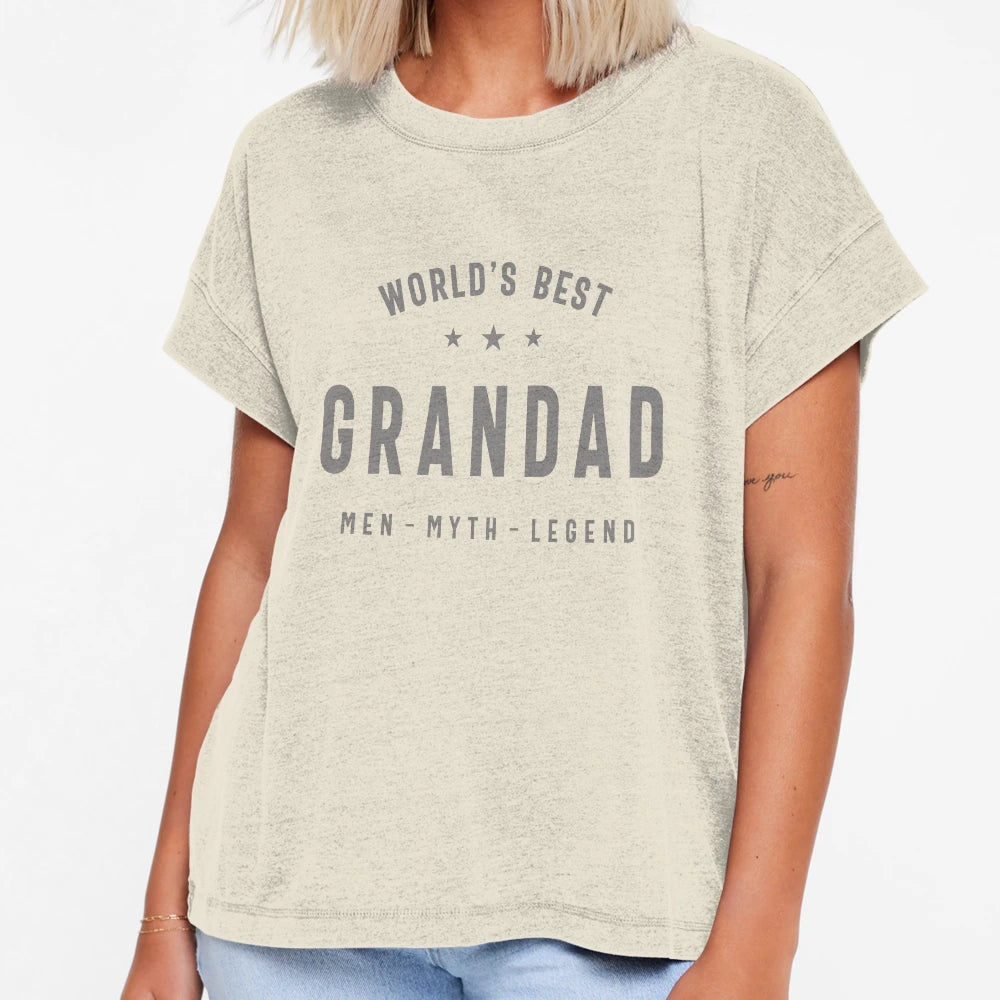 Mens Worlds Best Grandad Dad Grandpa T-Shirt - Novelty Apparel for Adults - T-Shirt, Sweatshirt, Hoodie