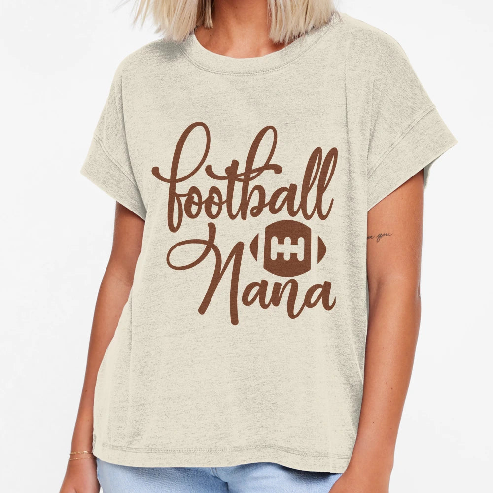 Football Nana T-Shirt - Trendy Graphic Unisex - T-Shirt, Sweatshirt, Hoodie