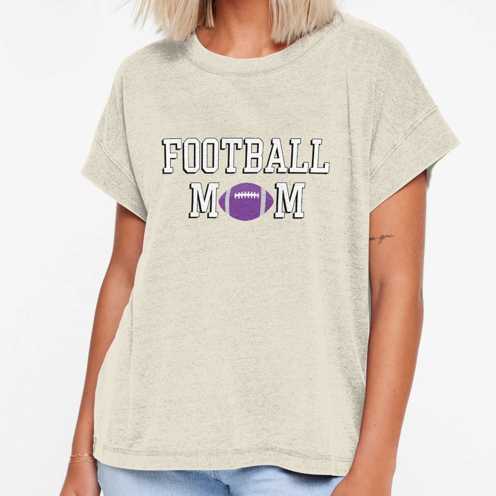 Football Mom T-Shirt - Trendy Graphic for Adults - T-Shirt, Sweatshirt, Hoodie