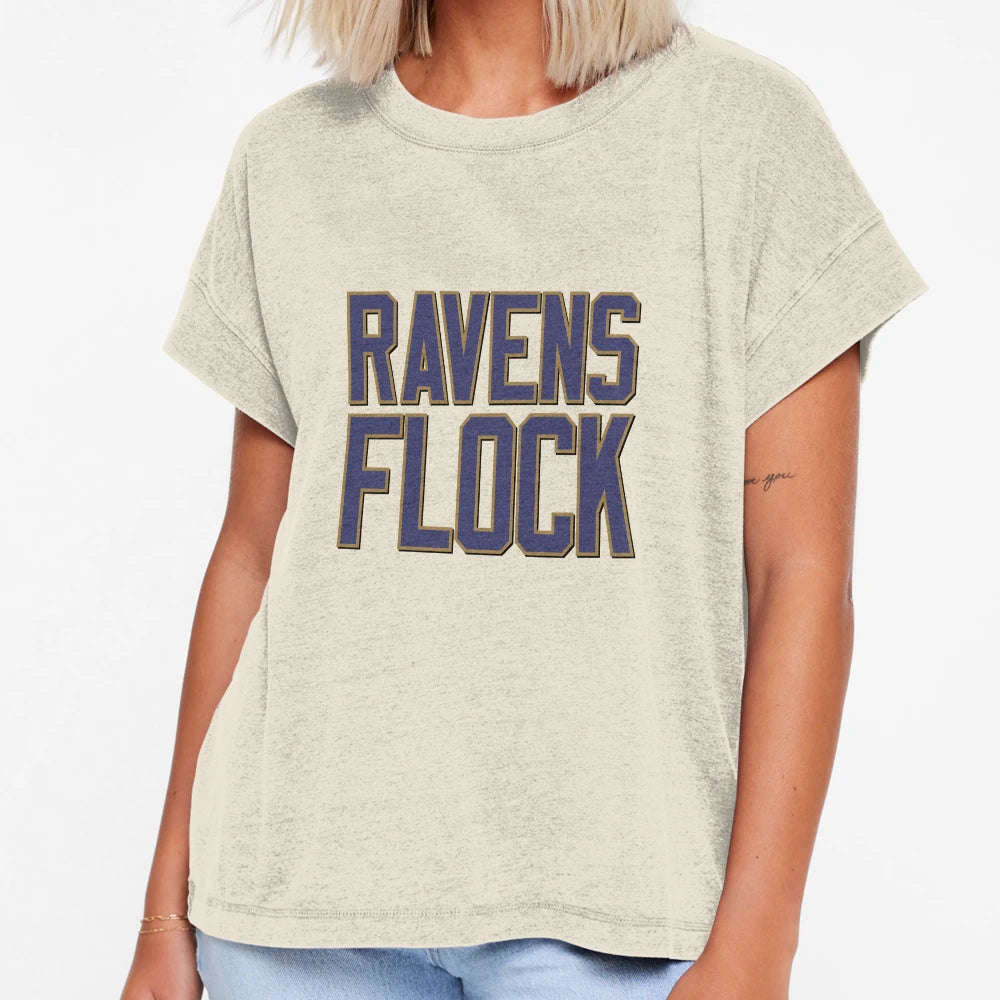 Ravens Flock T-Shirt - Aesthetic Graphic Men Women - T-Shirt, Sweatshirt, Hoodie