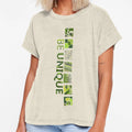 Be Unique Green T-Shirt - Trendy Graphic for Adults - T-Shirt, Sweatshirt, Hoodie