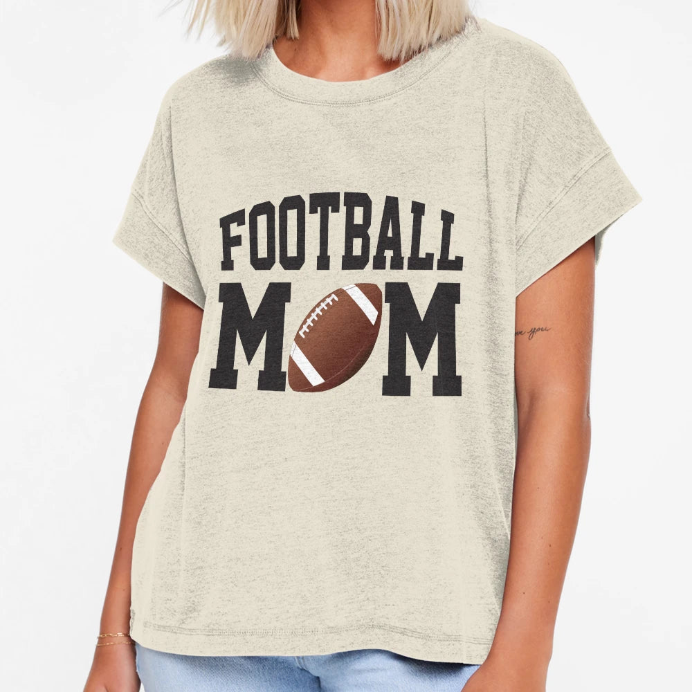 Fun Football Mom T-Shirt - Custom Art Print Men Women - T-Shirt, Sweatshirt, Hoodie
