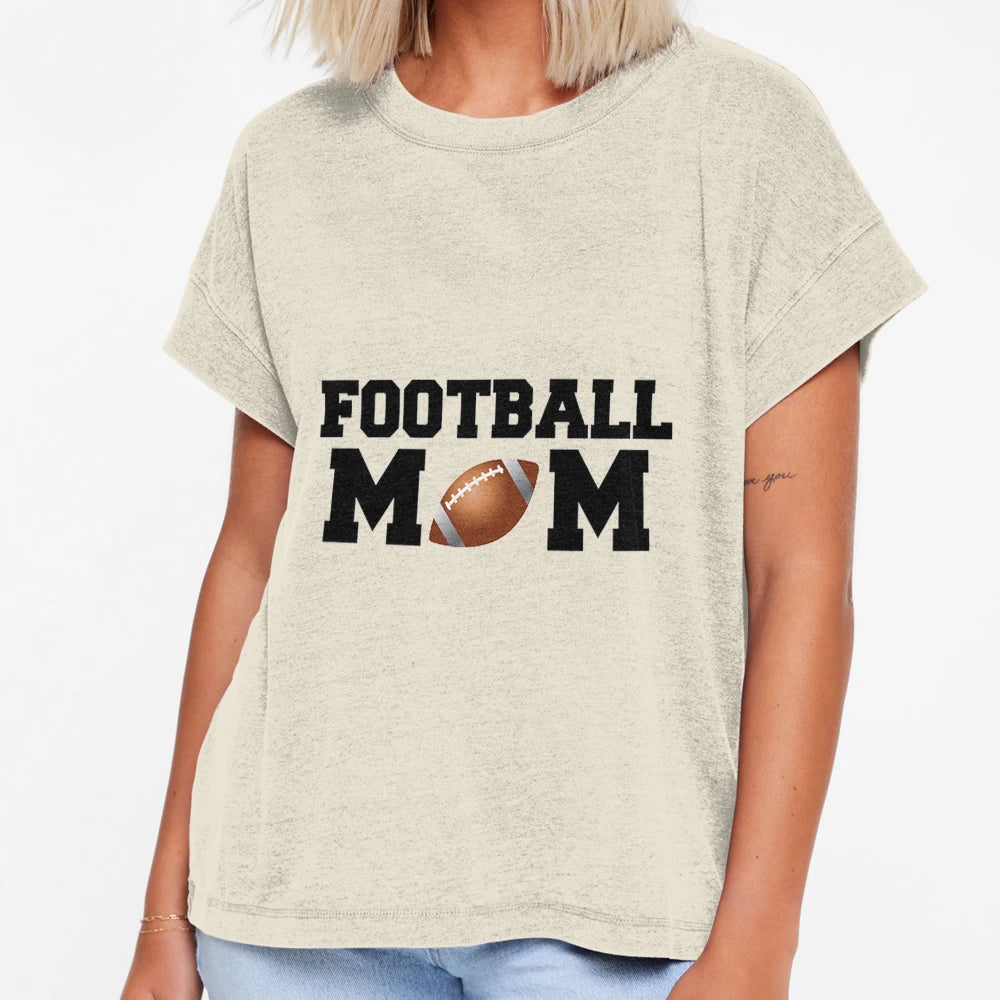 Football Mom T-Shirt - Minimalist Print Men Women - T-Shirt, Sweatshirt, Hoodie