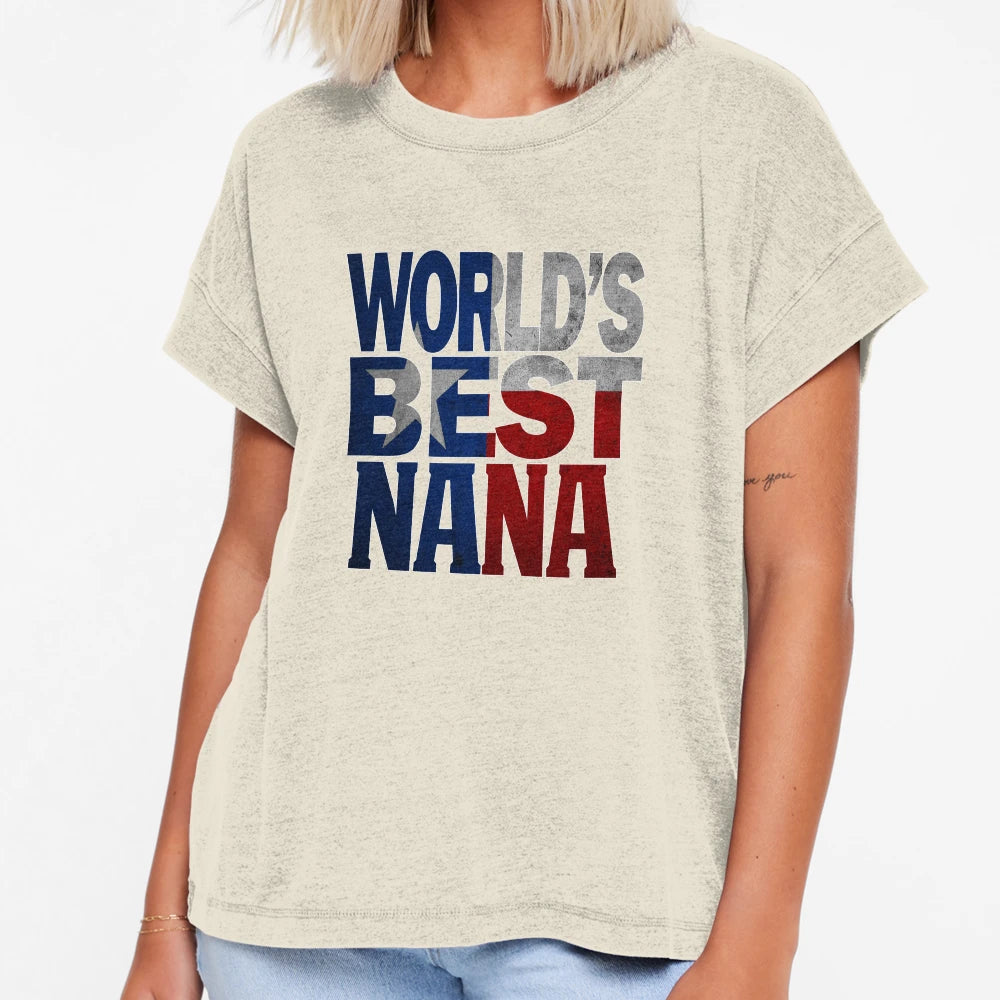 Worlds Best Nana And Texas Nana Texas T-Shirt - Graphic Print Men Women - T-Shirt, Sweatshirt, Hoodie