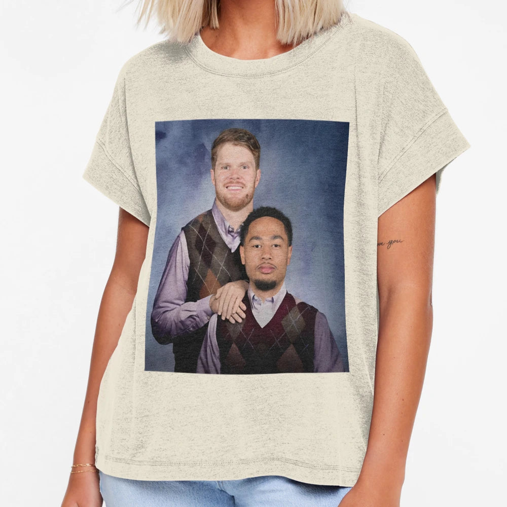 Sam Darnold Jaxon Smith Njigba T-Shirt - Minimalist Print Men Women - T-Shirt, Sweatshirt, Hoodie