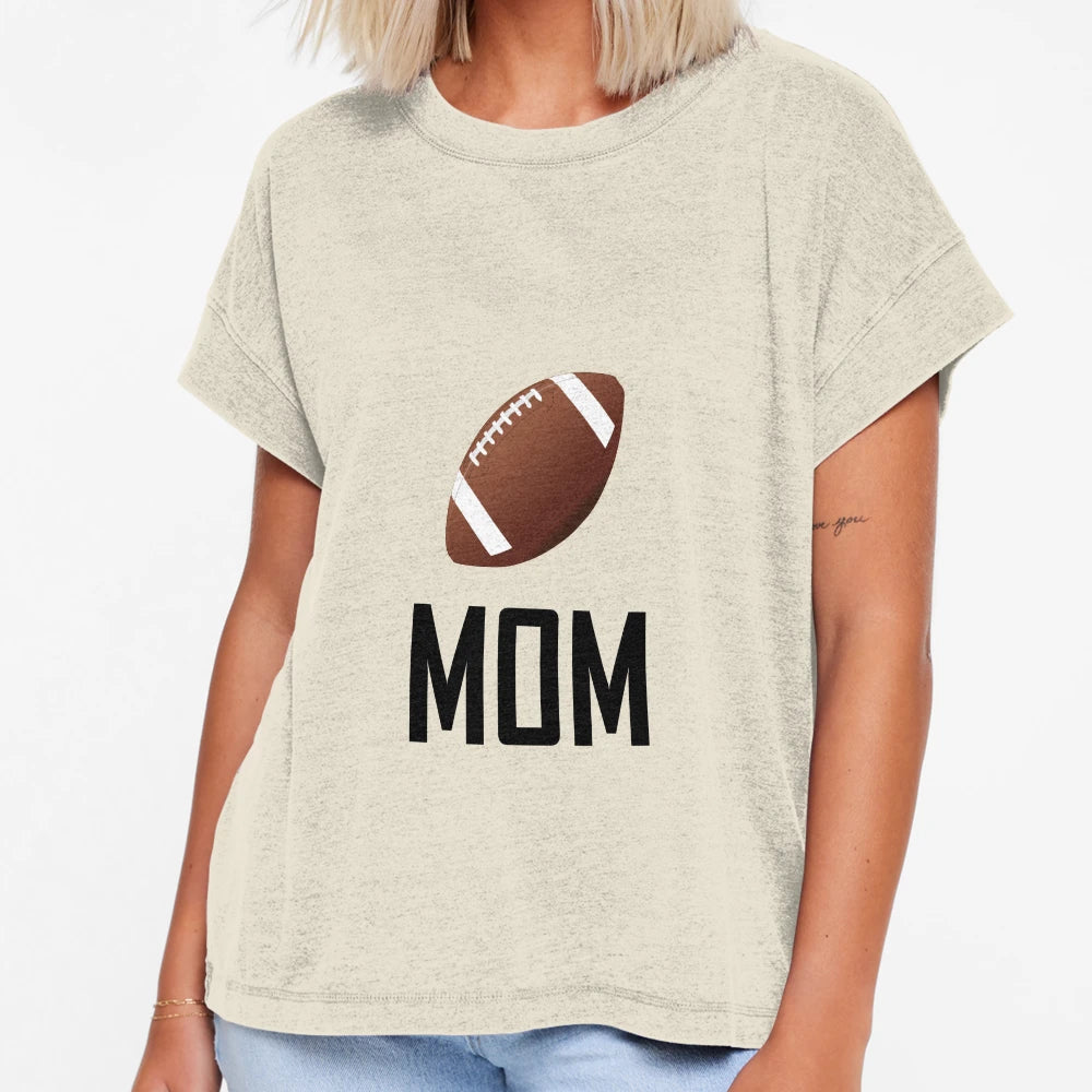 Football Sports Mom T-Shirt - Aesthetic Graphic Unisex - T-Shirt, Sweatshirt, Hoodie